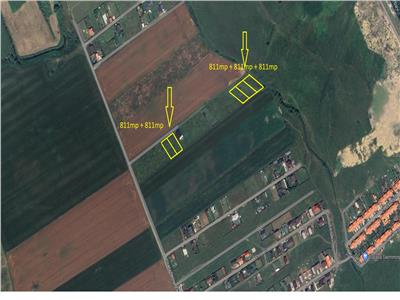 Teren intravilan, parcele construibile de 811 mp, in Sanpetru, Brasov