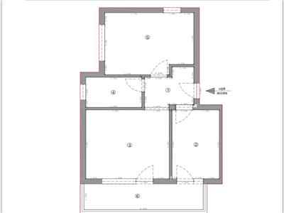 Apartament la casa, Sanpetru, 54 mp + balcon 9.3 mp - loc parcare - pod 25mp. Curte 80 mp.
